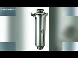 sanitary strainer filter - stainless steel hygienic food-grade