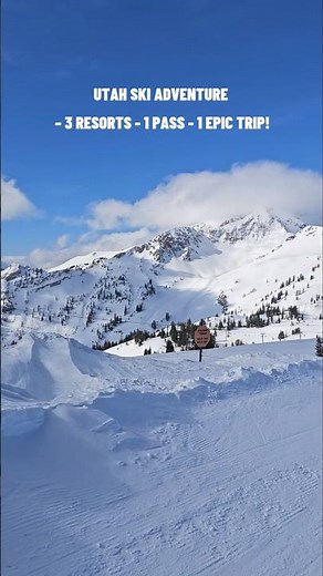 3 Utah Ski Resorts, 1 Ikon Pass - You can ski them all in one trip!