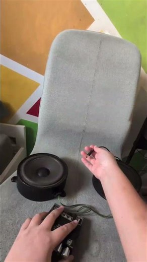 connecting speakers and testing