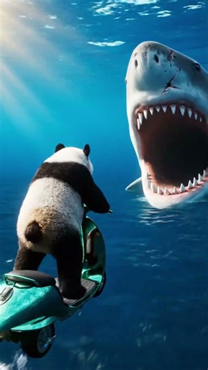 “The Panda Who Cut Open a Shark to Save a Whale”바다 속에서 피어난 용기와 사랑