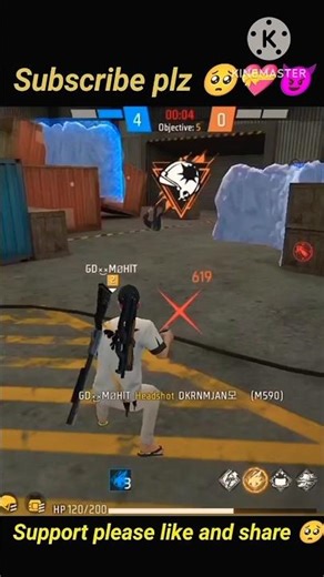 Lone wolf 1v2 headshot 😈⚠️#tutorial #freefire #ytshorts