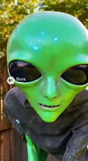 A Mother Cat Protects Her Kitten from an Alien