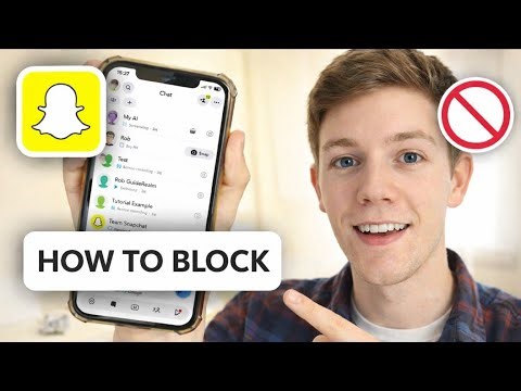 How to block in snapchat | How to block person in snapchat