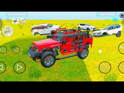 INDIAN VEHICLES SIMULATOR 3D ANDROID GAMEPLAY 🔥 THAR+FORTUNER+TATA+SUZUKI 🔥#gaming