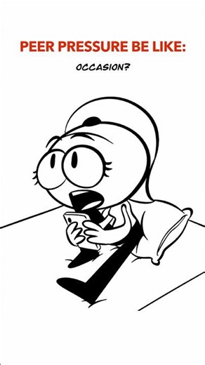 Peer Pressure? 😅 (Animation Meme) #shorts