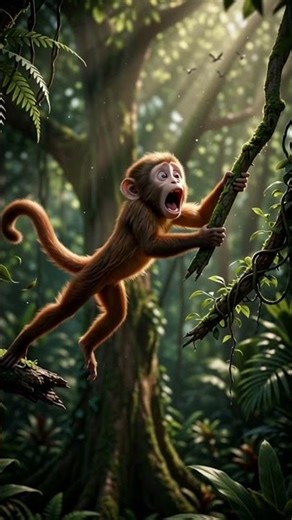 Squirrel and Monkey Friendship Story | Heartwarming 3D Animated Animal Story 🐿️🐒
