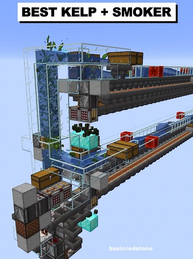 Optimal Kelp and Smoker Setup for Donut SMP