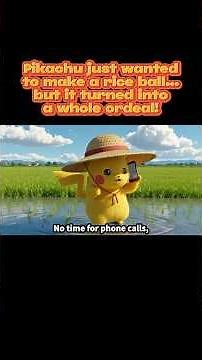 【Pokemon Cooking】Pikachu just wanted to make a rice ball… but it turned into a whole ordeal!