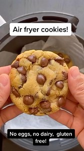 Arman Liew on Instagram: "Air fryer cookies recipe :) This air fryer cookie recipe yields thick, soft, and chewy cookies. Freshly baked in 7 minutes, I love that there are NO eggs needed! Comment “recipe” and I’ll DM the recipe to you right this second OR google “the big man’s world air fryer cookies” #airfryercookies #airfryerdesserts #cleansweetscookbook #airfryerchocolatechipcookies #airfryer #wholefoods #f52grams #thebakefeed #beautifulcuisines #healthycookies #airfryer #thebigmansworld"