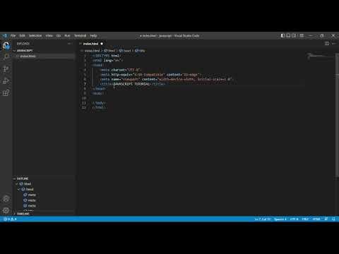 Your First HTML File in VS Code — EASY & FAST! 🚀