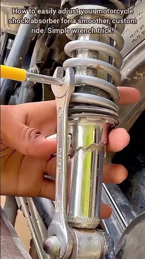 Adjust Motorcycle Shock Quickly