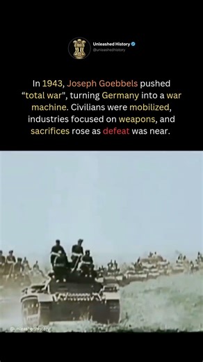 Hitler's Total War #historyfacts #hitler #josephgoebbels #ww2facts #thirdreich