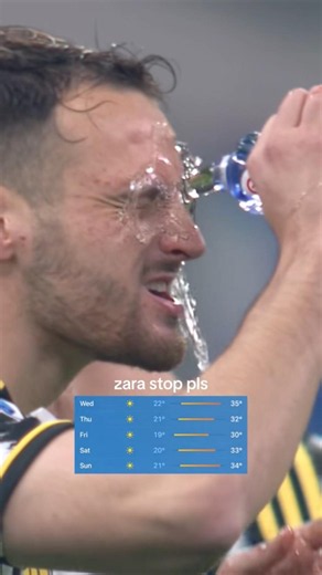 Like to refresh yourself 💦 | #Juventus #Heat