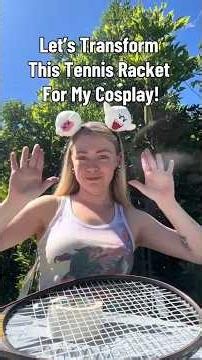 Making Princess Peaches Tennis Racket #cosplay #shorts