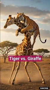 🐅 Tiger vs. Giraffe 🦒