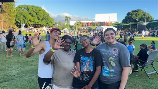 Here at Munro Martin Park for the 2025 Dream Aloud Festival!!! Bring your cousin, sister, uncle, best friend it’s all happening until 10PM 😍 Qld Music Trails | Bumma Bippera 987fm