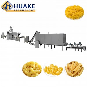 [Hot Item] Fully Automatic Industrial Italy Pasta Food Production Line Macaroni Pasta Making Extruder Equipment Noodle Fusilli Conchiglie Penne Making Machine
