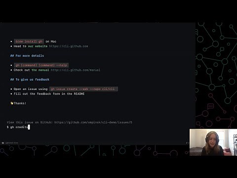 GitHub CLI demo