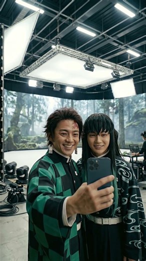 What if Your Favorite Anime Characters Were Just Actors? #shorts