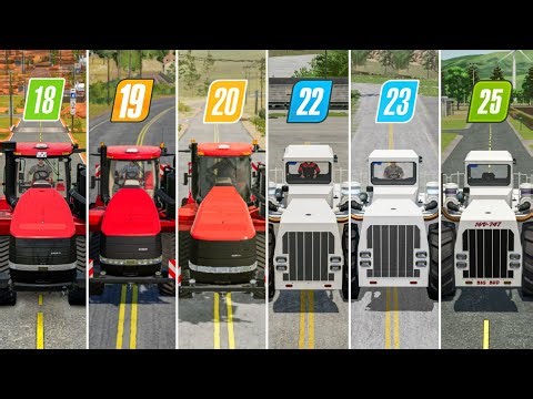 Fs18 Vs Fs19 Vs Fs20 Vs Fs22 Vs Fs23 Vs Fs25 | Big Bud Vs Case IH | Timelapse