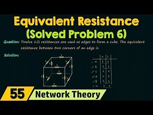 Equivalent Resistance of a Cube (Between the Vertices of an Edge) Video