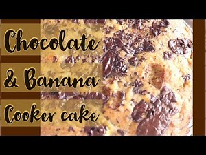 Eggless Chocolate Banana Wheat Cake | Without a baking oven | Vegan