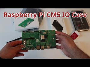 Raspberry Pi Compute Module 5 IO Board and IO Case with External Antenna #raspberrypi