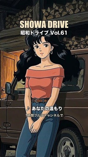 夜の山小屋で聴く昭和歌謡風『あなたの温もり』🌙｜昭和ドライブ Vol.61 #昭和歌謡 #シティポップ
