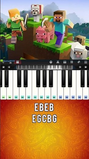 Aria Math | Minecraft | Piano Tutorial