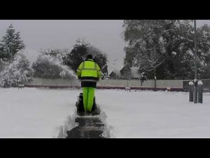 BCS Snow Blower Demonstration by Tracmaster UK