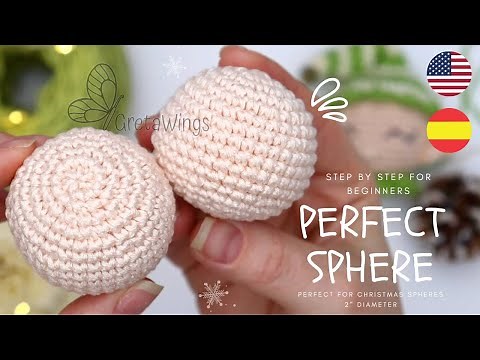 Perfect sphere for Beginners to crochet Amigurumis Sub 🇺🇸🇪🇸/ GretaWings