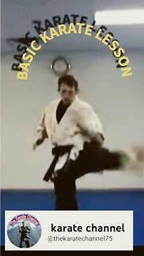 Basic karate lesson #kicking #karate #kenpo #punch