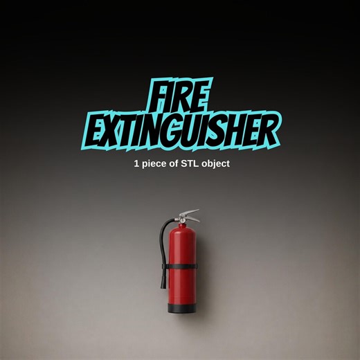 Buy Fire Extinguisher STL – 3D Printable Miniature Safety Prop Model Online in India - Etsy