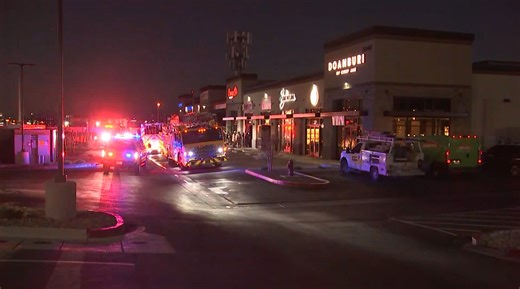 Strip mall fire under investigation in southwest Las Vegas