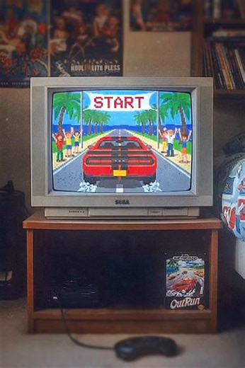 Who else played OUTRUN on sega genesis 16bit???