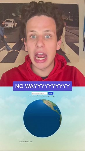 Global Map Guessing Game Challenge