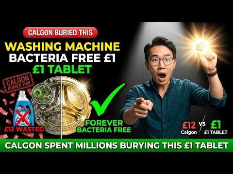 This £1 Tablet Keeps Your Entire Washing Machine Bacteria Free FOREVER — Calgon BURIED This