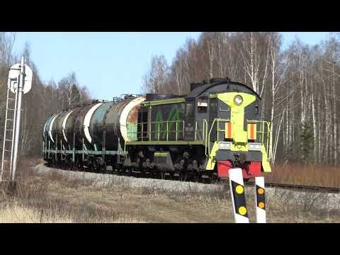 Тепловоз ТЭМ2-5609 на перегоне Вайвара-Сытке / TEM2-5609 between Vaivara and Sõtke