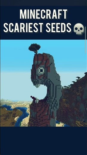 Minecraft most scariest seed #minecraft