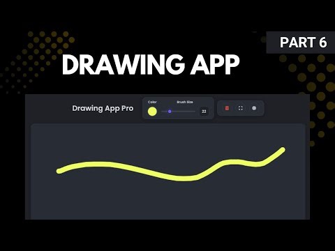 🎨 How to Build a Drawing App with HTML – Step-by-Step Tutorial (Part 6)