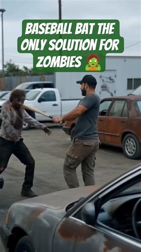 Last Line of Defense in the Compound! 😱 #zombies ##ZombieApocalypse #BaseballBat #Shorts #Survival