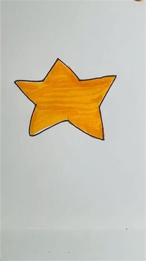 Easy art idea for kids star drawing #shorts #artandcraft #viralshorts #youtubeshorts