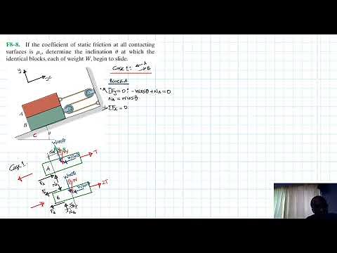 F8–8 Friction (Chapter 8: Hibbeler Statics) Benam Academy