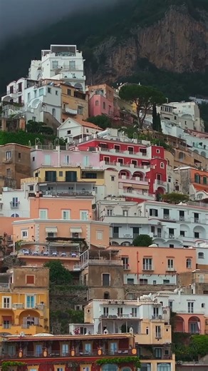 Positano Coastline 4K 🌴 | Chill Deep House + Reggaeton Vibes #roamwithtuti #travel#shorts