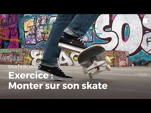 Exercise: Getting on your skateboard | Skateboarding