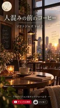 【広告なし・作業用BGM】人混みの前にコーヒー ☕ Soft Jazz Vol.2 | 女性ボーカル・朝カフェ・癒しBGM