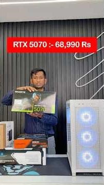 2.5 Lakh Rs Best Gaming & Editing Pc Build with RTX 5070 with Monitor. #shorts #pcbuildshorts