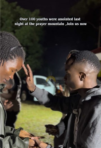 Anointing Ceremony for Over 100 Youths at Prayer Mountain