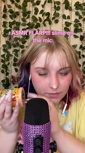 Whispering ASMR: Flarp Slime on the Mic