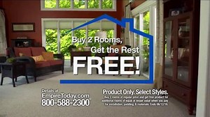 Empire Today Whole House Sale TV Spot, 'As Many Rooms As You Want'